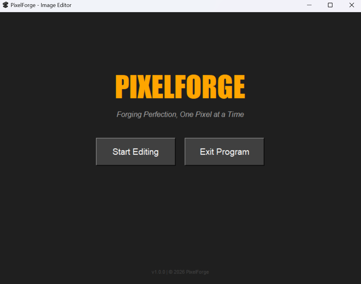 Image of PixelForge application